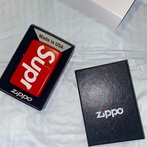 Supreme light zippo red brand new!